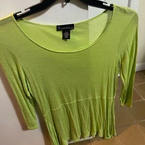 Signature Studio Lime Green Blouse